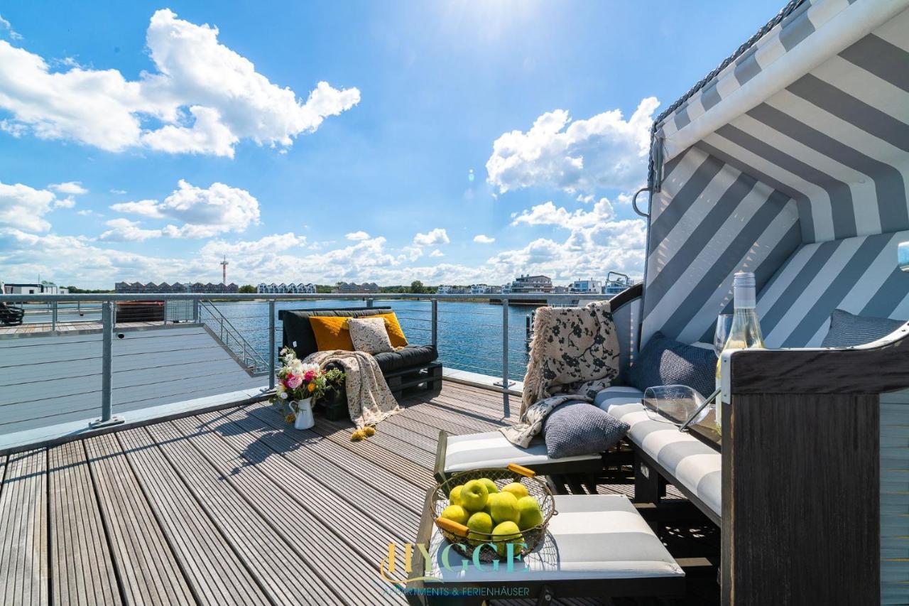 Schwimmendes Haus Hygge Olpenitz Exterior foto