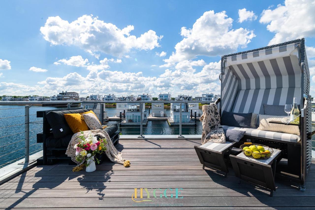 Schwimmendes Haus Hygge Olpenitz Exterior foto